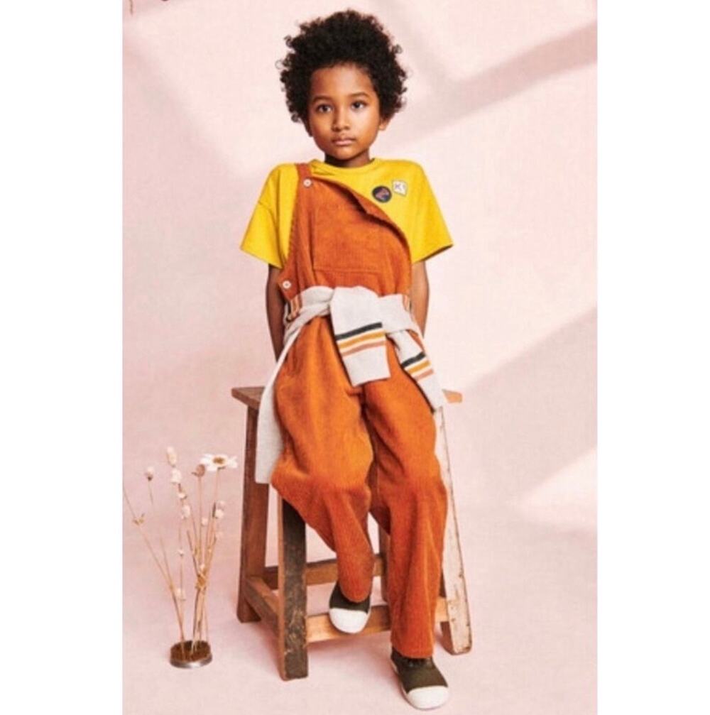 The Sunday Collective Corduroy Overalls Kids Size 8 Years NWT Autumnal Unisex